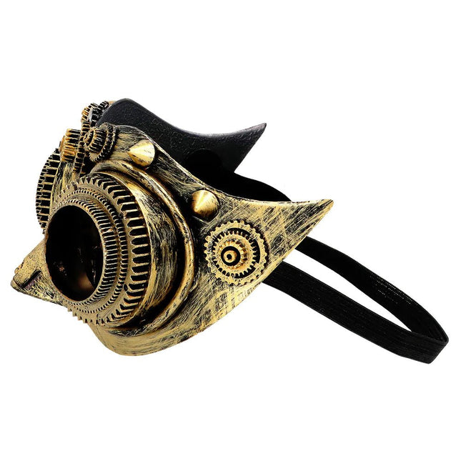 Gouden Oogmasker Steampunk van Boland koop je bij Partywinkel