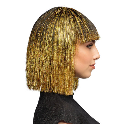 Gouden Pruik Tinsel van Boland koop je bij Partywinkel