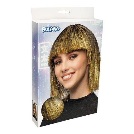 Gouden Pruik Tinsel van Boland koop je bij Partywinkel