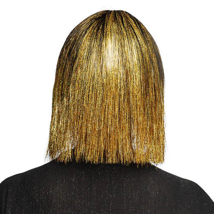 Gouden Pruik Tinsel van Boland koop je bij Partywinkel