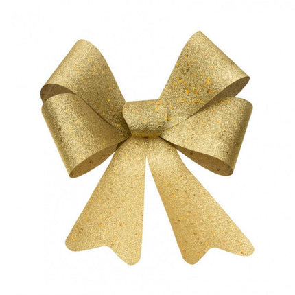 Gouden Strik Glitter 51cm van CHAKS koop je bij Partywinkel