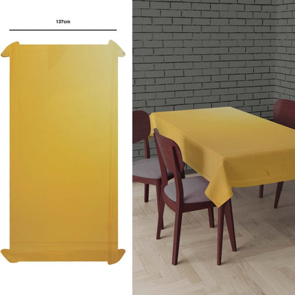 Gouden Tafelkleed Metallic 2,74m van Fiestas Guirca koop je bij Partywinkel