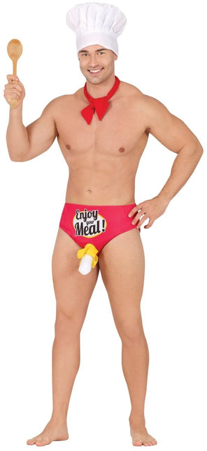 Grappige Onderbroek Enjoy Your Meal! van Fiestas Guirca koop je bij Partywinkel