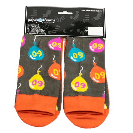 Grappige Sokken 60 Jaar Ballonnen 1 paar van Paper Dreams koop je bij Partywinkel