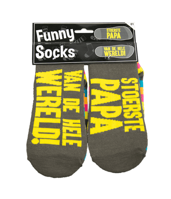 Grappige Sokken Papa 1 paar van Paper Dreams koop je bij Partywinkel