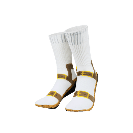 Grappige Sokken Sandalen van Paper Dreams koop je bij Partywinkel