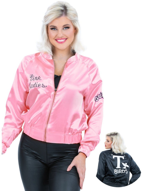 Grease Jas Dames Reversible van Smiffys koop je bij Partywinkel