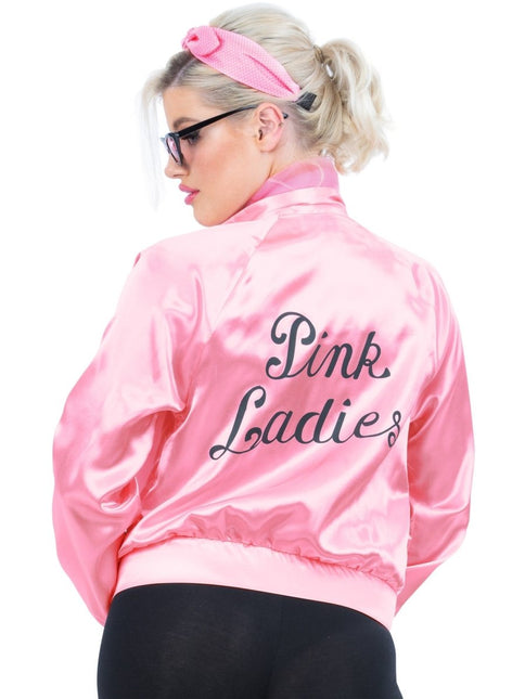 Grease Verkleedset Roze Pink Ladies 4 delig van Smiffys koop je bij Partywinkel