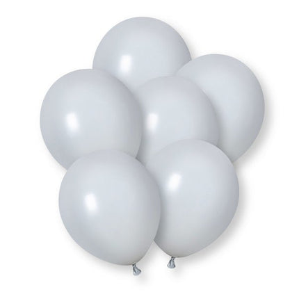 Grijze Ballonnen 30cm 10st van Unique koop je bij Partywinkel