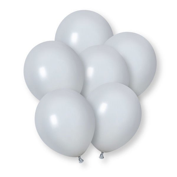 Grijze Ballonnen 30cm 10st van Unique koop je bij Partywinkel