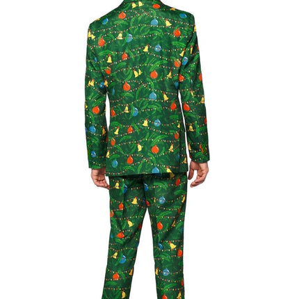 Groen Pak Kerstmis Met Licht van Suitmeister koop je bij Partywinkel