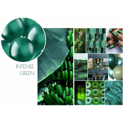 Groene Ballonnen Chroom 48cm 5st van Folat koop je bij Partywinkel