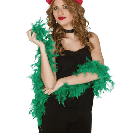 Groene Boa 40gr 1,8m van Fiestas Guirca koop je bij Partywinkel