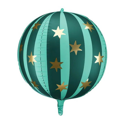 Groene Helium Ballon Sterren Leeg 75cm van Partydeco koop je bij Partywinkel
