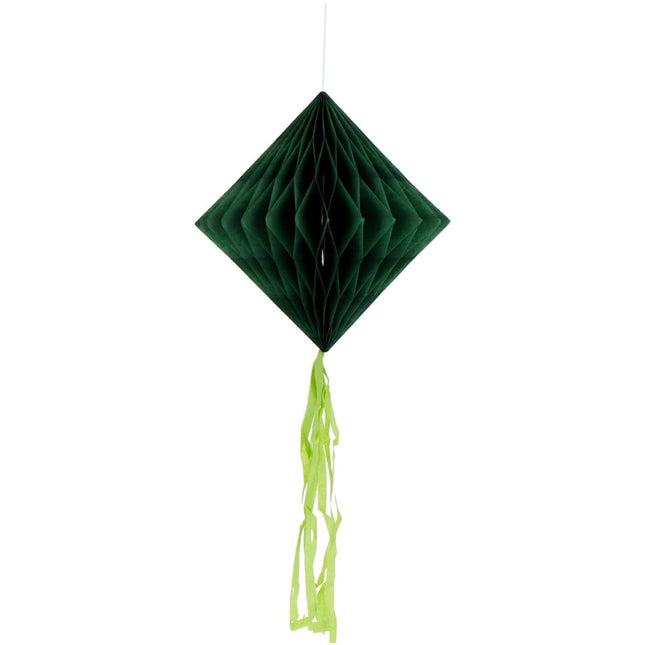 Groene Honeycombs 30cm 3st van Folat koop je bij Partywinkel