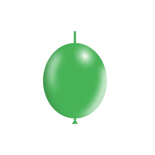 Groene Knoopballonnen 30cm 50st van Balloonia koop je bij Partywinkel