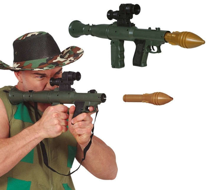 Groene Nep Pistool Bazooka 50cm van Fiestas Guirca koop je bij Partywinkel