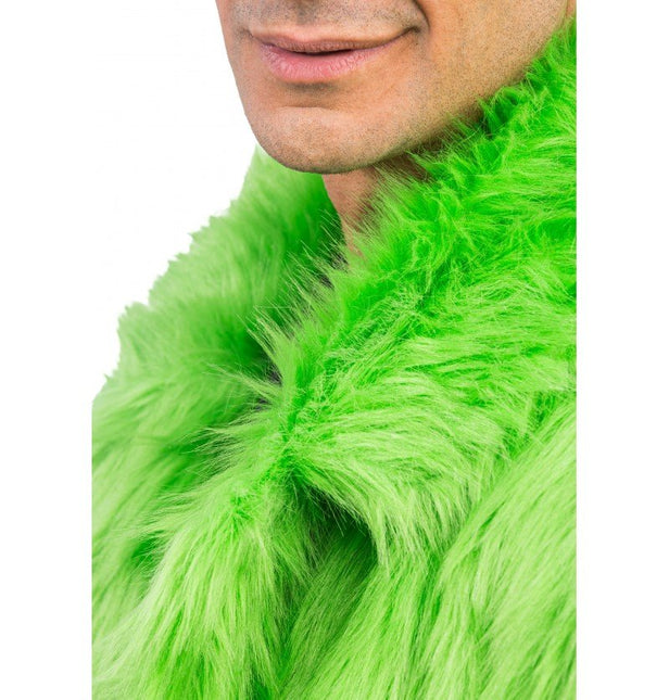 Groene Nepbontjas – Unisex van CHAKS koop je bij Partywinkel