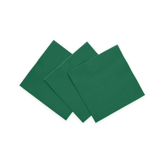 Groene Servetten 3 Laags 24cm 20st van WeFiesta koop je bij Partywinkel