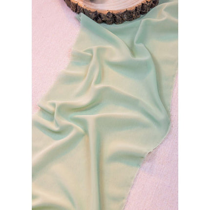 Groene Tafelloper Sage 5m van CHAKS koop je bij Partywinkel