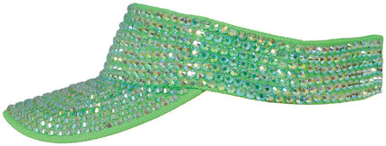 Groene Zonneklep Steentjes van Fiestas Guirca koop je bij Partywinkel