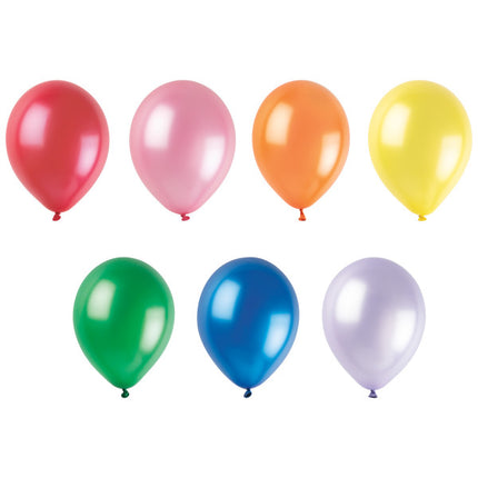 Assorterede perleballoner, 30 cm, 50 stk.