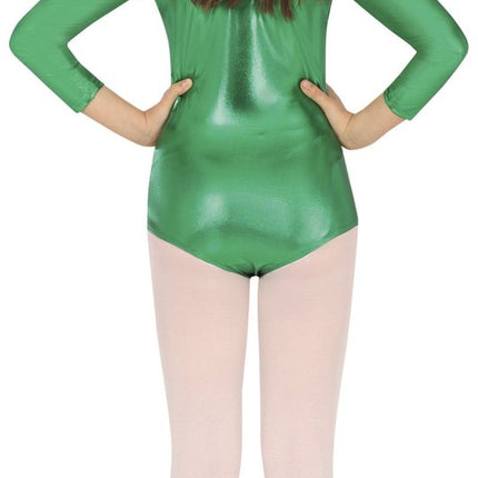Gympakje Groen Meisje Metallic van Fiestas Guirca koop je bij Partywinkel