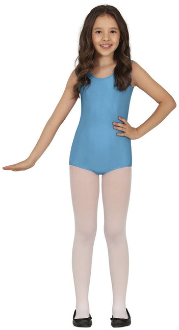 Gympakje Turquoise Meisje Mouwloos van Fiestas Guirca koop je bij Partywinkel