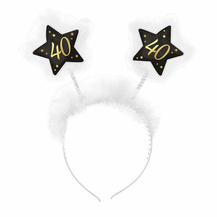 Haarband 40 Jaar Sterren van Fiestas Guirca koop je bij Partywinkel