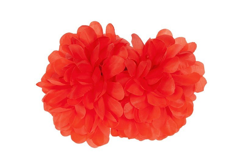 Bloem Haarclip Rood van Wilbers & Wilbers koop je bij Partywinkel