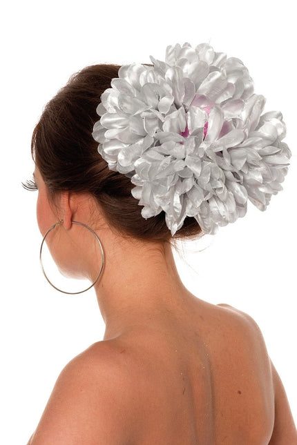 Bloem Haarclip Zilver van Wilbers & Wilbers koop je bij Partywinkel