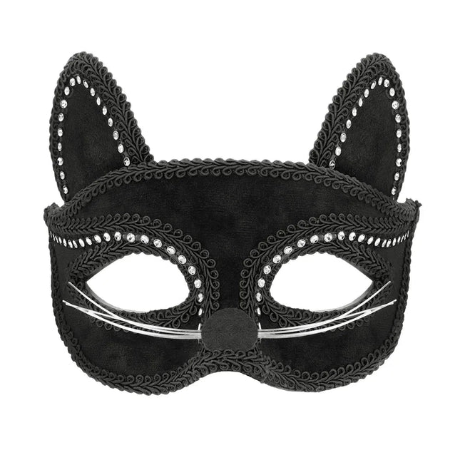 Halfmasker Charming cat van Boland koop je bij Partywinkel