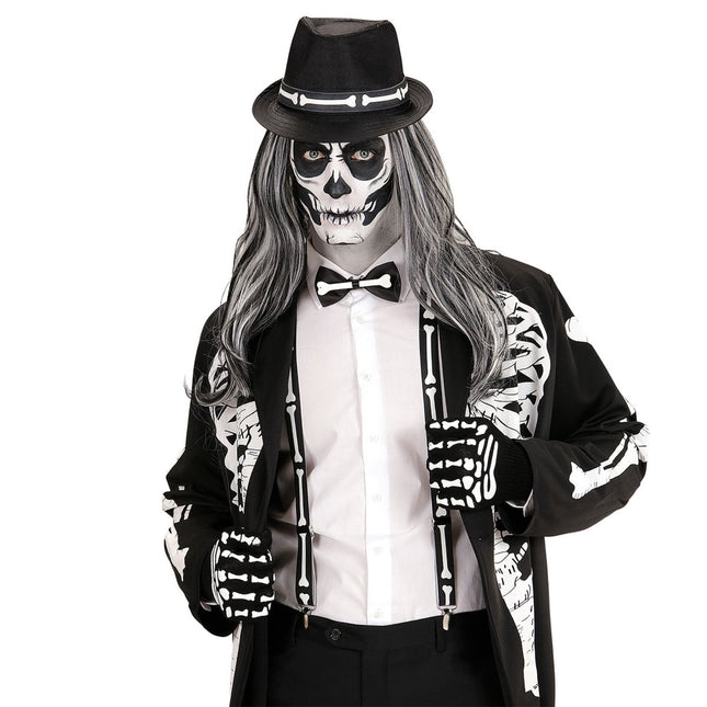 Halloween Accessoireset Skelet 4 delig van Widmann koop je bij Partywinkel