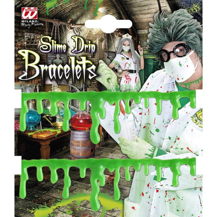 Halloween Armband Groen Slijm van Widmann koop je bij Partywinkel