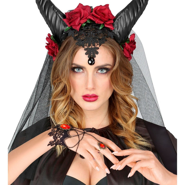 Halloween Armband Rode Steen Kant van Widmann koop je bij Partywinkel