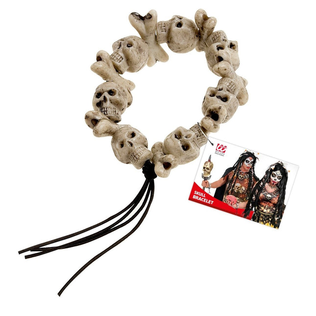 Halloween Armband Schedels van Widmann koop je bij Partywinkel