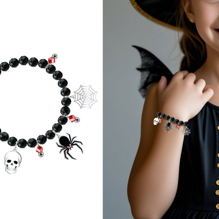Halloween Armband Zwart van Fiestas Guirca koop je bij Partywinkel