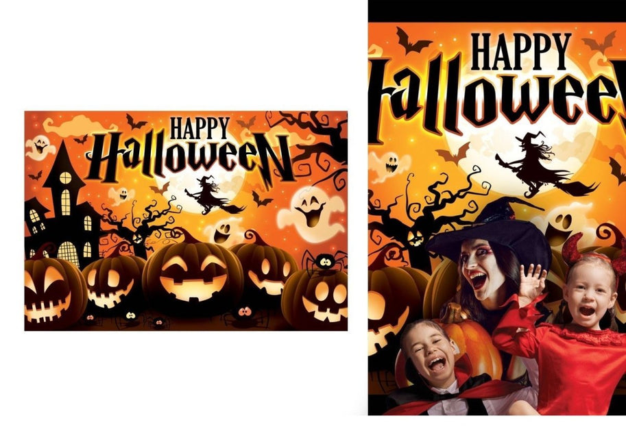 Halloween Backdrop 2,2m van Fiestas Guirca koop je bij Partywinkel