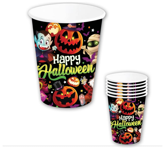 Halloween Bekers 240ml 6st van Fiestas Guirca koop je bij Partywinkel