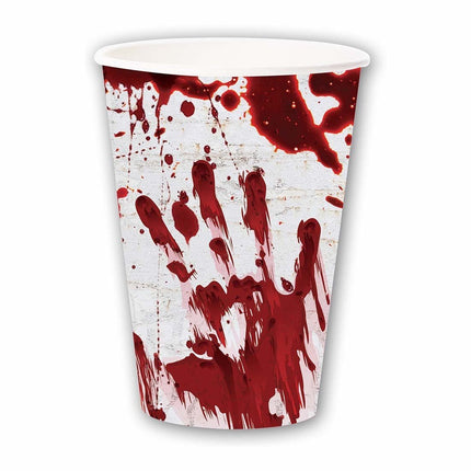 Halloween Bekers Bloed 355ml 6st van Fiestas Guirca koop je bij Partywinkel