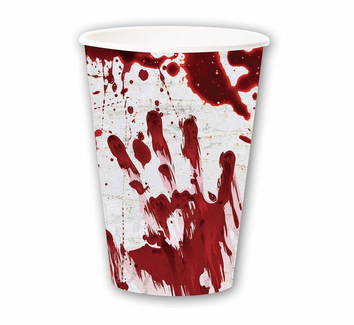Halloween Bekers Bloed 355ml 6st van Fiestas Guirca koop je bij Partywinkel
