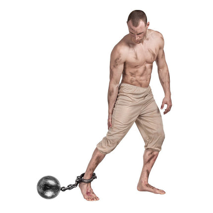 Halloween Boevenbal Aan Ketting 53cm van Boland koop je bij Partywinkel