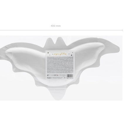 Halloween Borden Vleermuis Goud 37,5cm 6st van Partydeco koop je bij Partywinkel