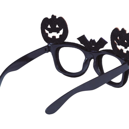 Halloween Bril Pompoen Glitter van Fiestas Guirca koop je bij Partywinkel