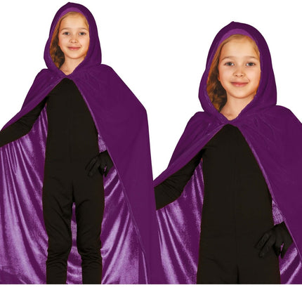 Halloween Cape Paars Kind 1m van Fiestas Guirca koop je bij Partywinkel