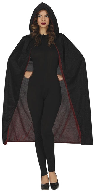 Halloween Cape Rood 1,10m van Fiestas Guirca koop je bij Partywinkel