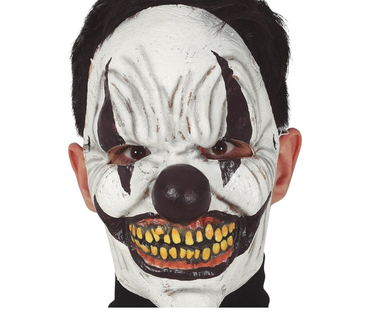 Halloween Clowns Masker Zwart van Fiestas Guirca koop je bij Partywinkel