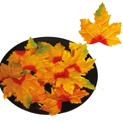 Halloween Decoratie Bladeren 10cm 24st van Fiestas Guirca koop je bij Partywinkel