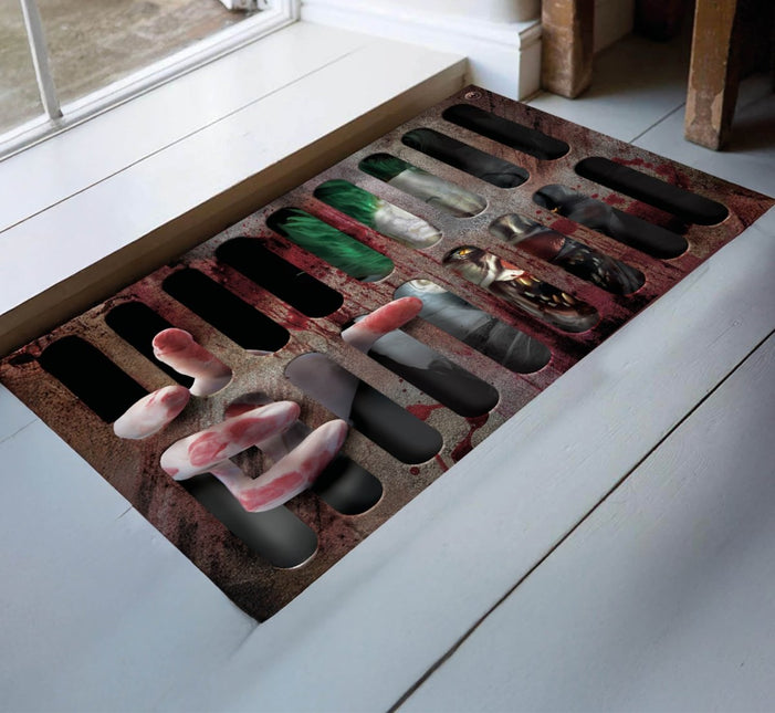 Halloween Deurmat Clown 60cm van Fiestas Guirca koop je bij Partywinkel