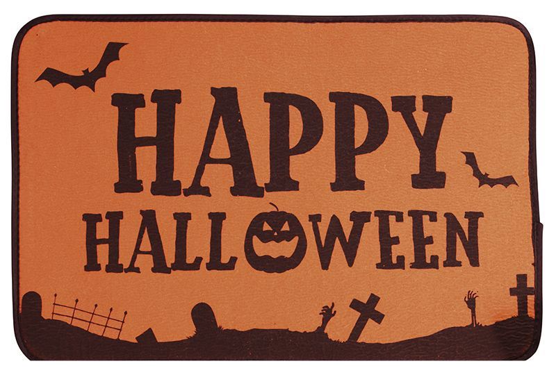 Halloween Deurmat Happy Halloween 60cm van Fiestas Guirca koop je bij Partywinkel